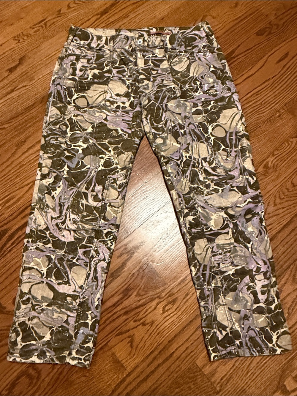 Pilcro The Wanderer paint splatter pants - size 32